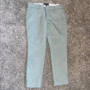 Banana Republic Women's Green Patterned Chinos